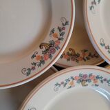 St Clément Félicie dessert plates 60's