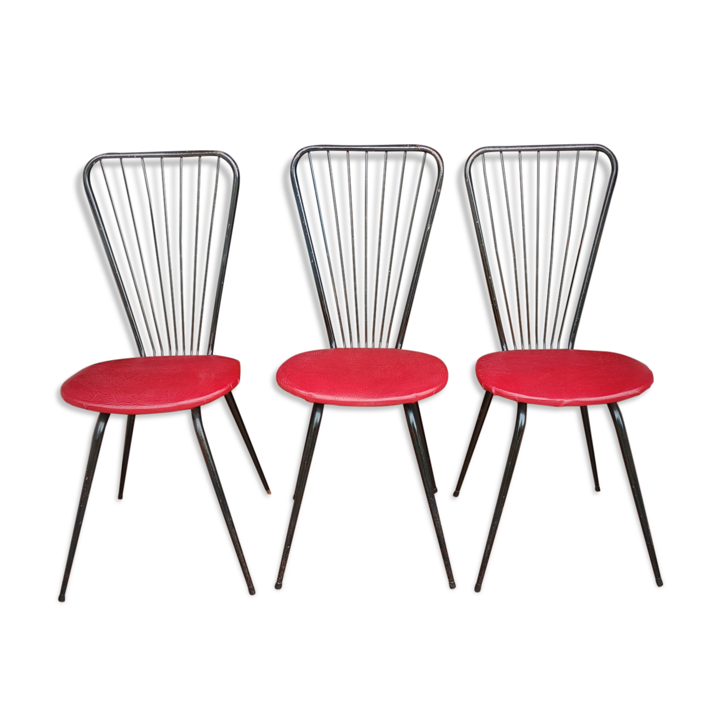 Series of 3 design chairs