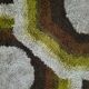 1970s Gorgeous Space Age Luxury Rug by Desso with Original Label.