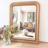 Mirror Louis Philippe Golden old fireplace 77x101cm