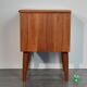 Danish beside tables in teck 2 drawers, scandinavian 1960