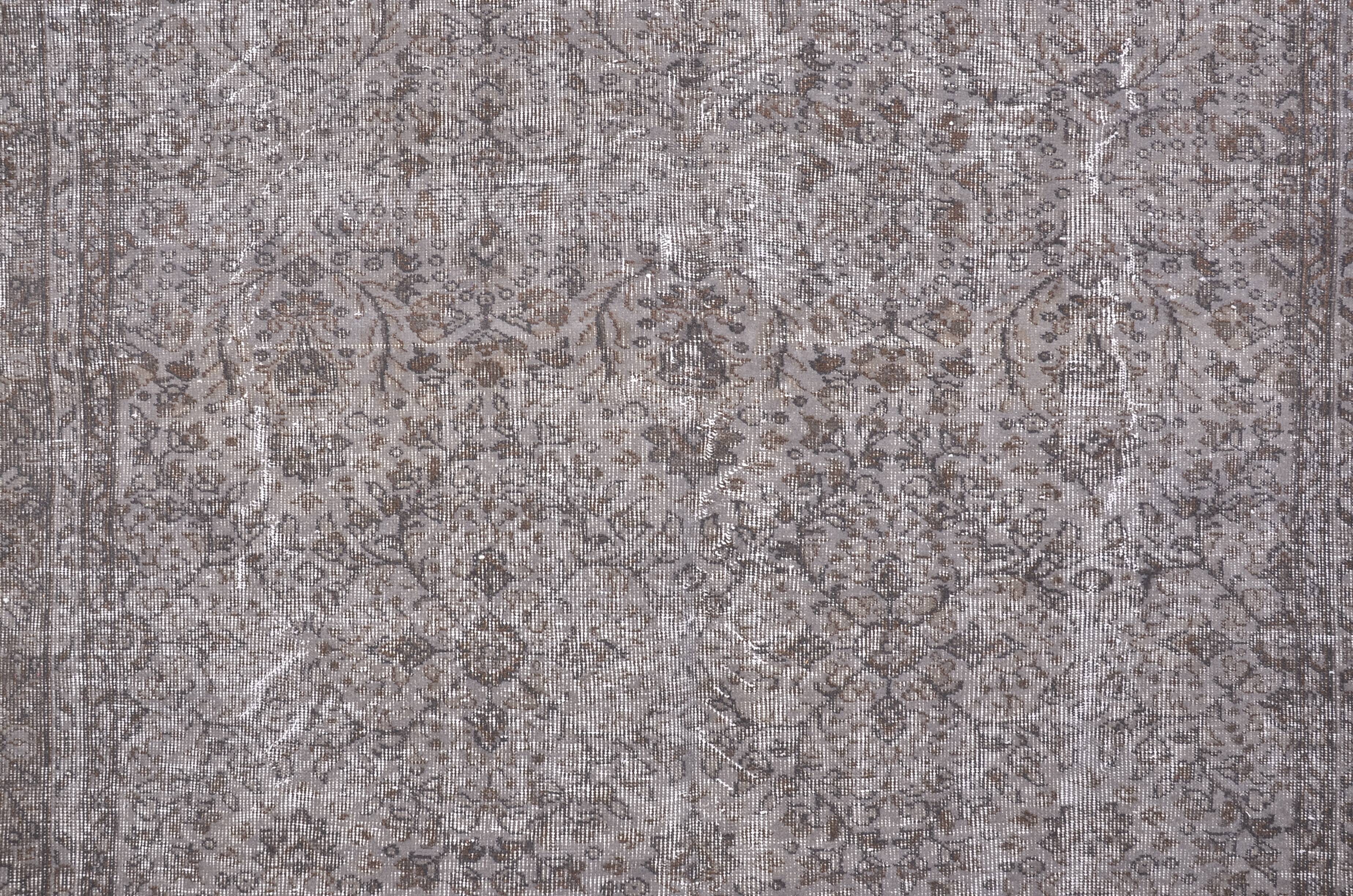 Gray Turkish Floral Carpet sku 1990