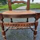 Chaise basse paillee dite chauffeuse