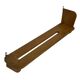 Vintage wooden wall shelve rack bookshelf in wood minimalist