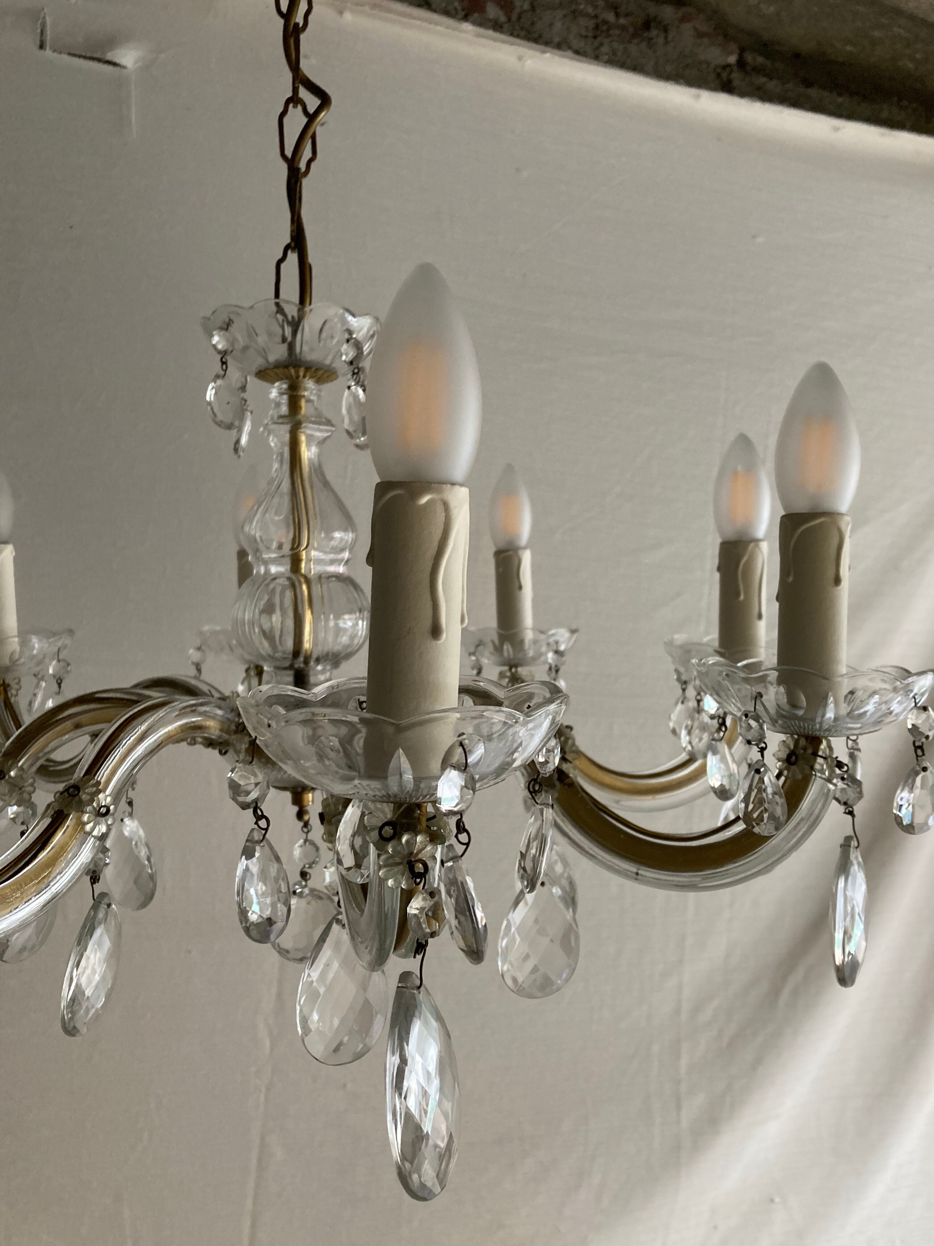 Italian chandelier mid 20th.