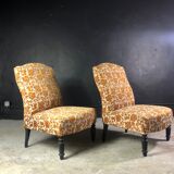 Pair of vintage heater chairs