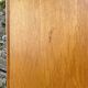Armoire en chêne 3 portes miroir pieds compas