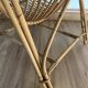 Rattan shell chair
