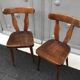 Paire de chaises bistrot 1960
