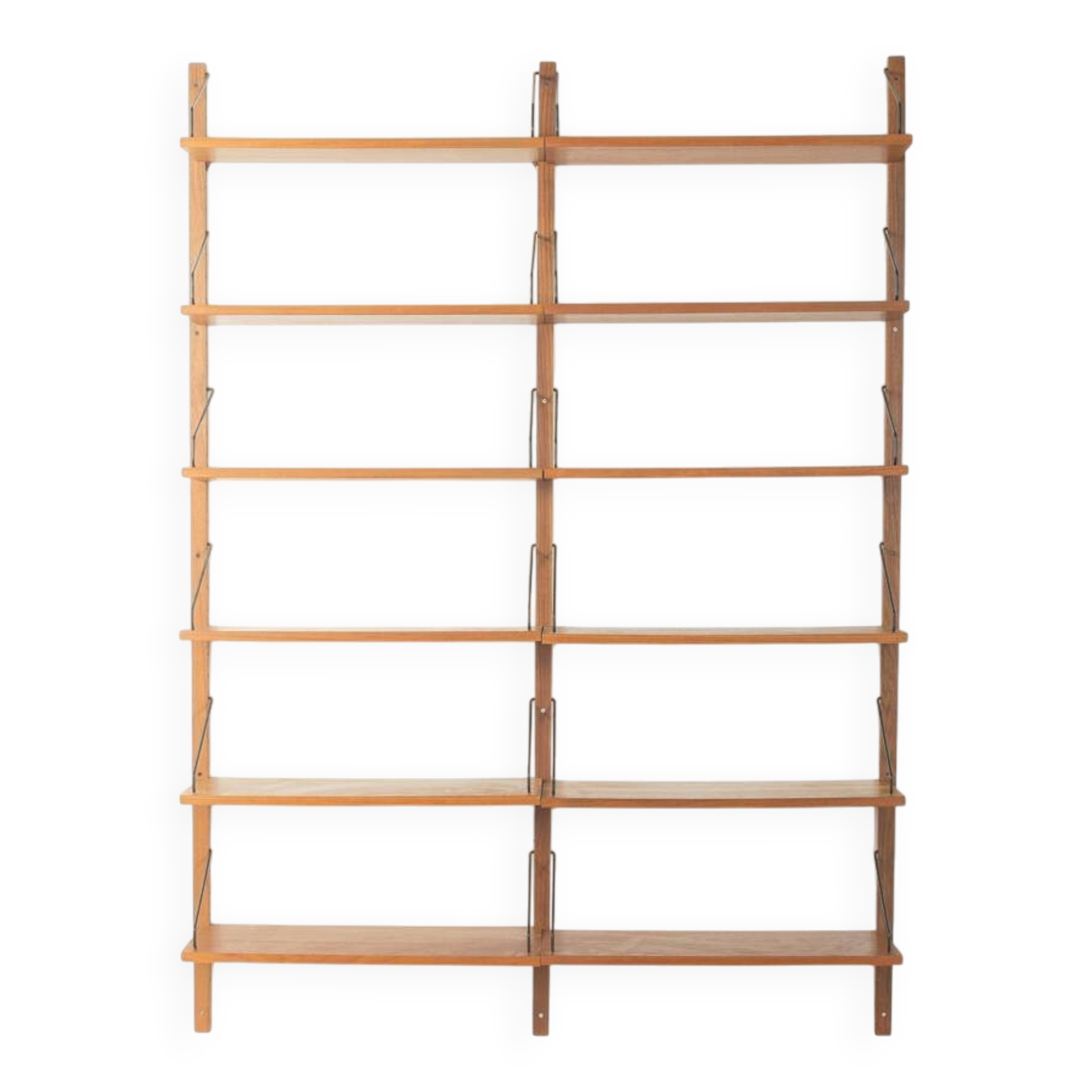 Classic wall shelf by Poul Cadovius for Cado, 1950s, teak veneer