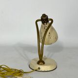 Mid-century attributed Arredoluce lacquered brass orientable table lamp from 50s
