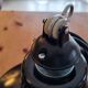 1 Pair of restored Mazda reflecto-lux enamelled industrial pendant lamps