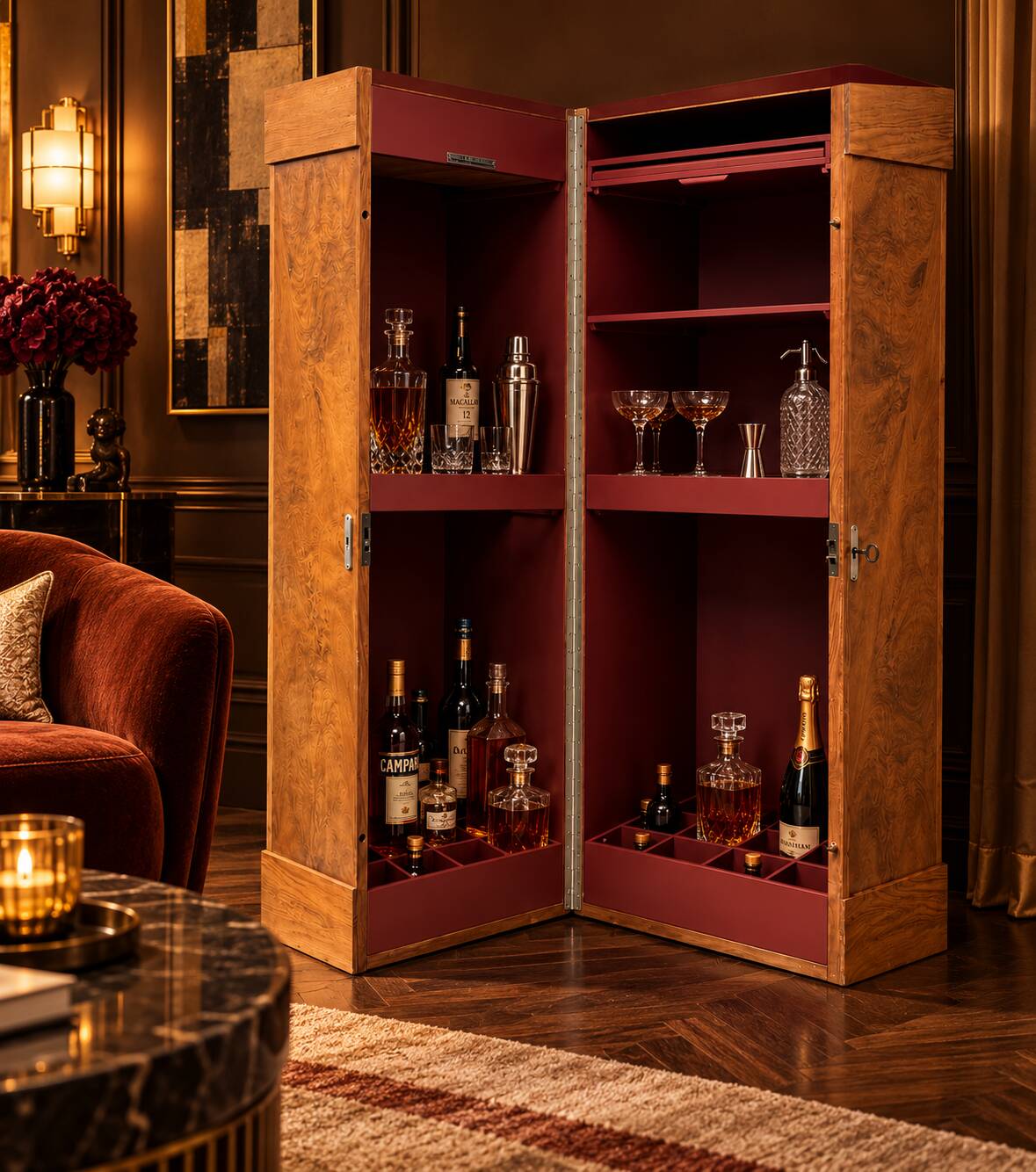 Rare Art Deco bar Prince de Galles – Innovation Paris – 1930s