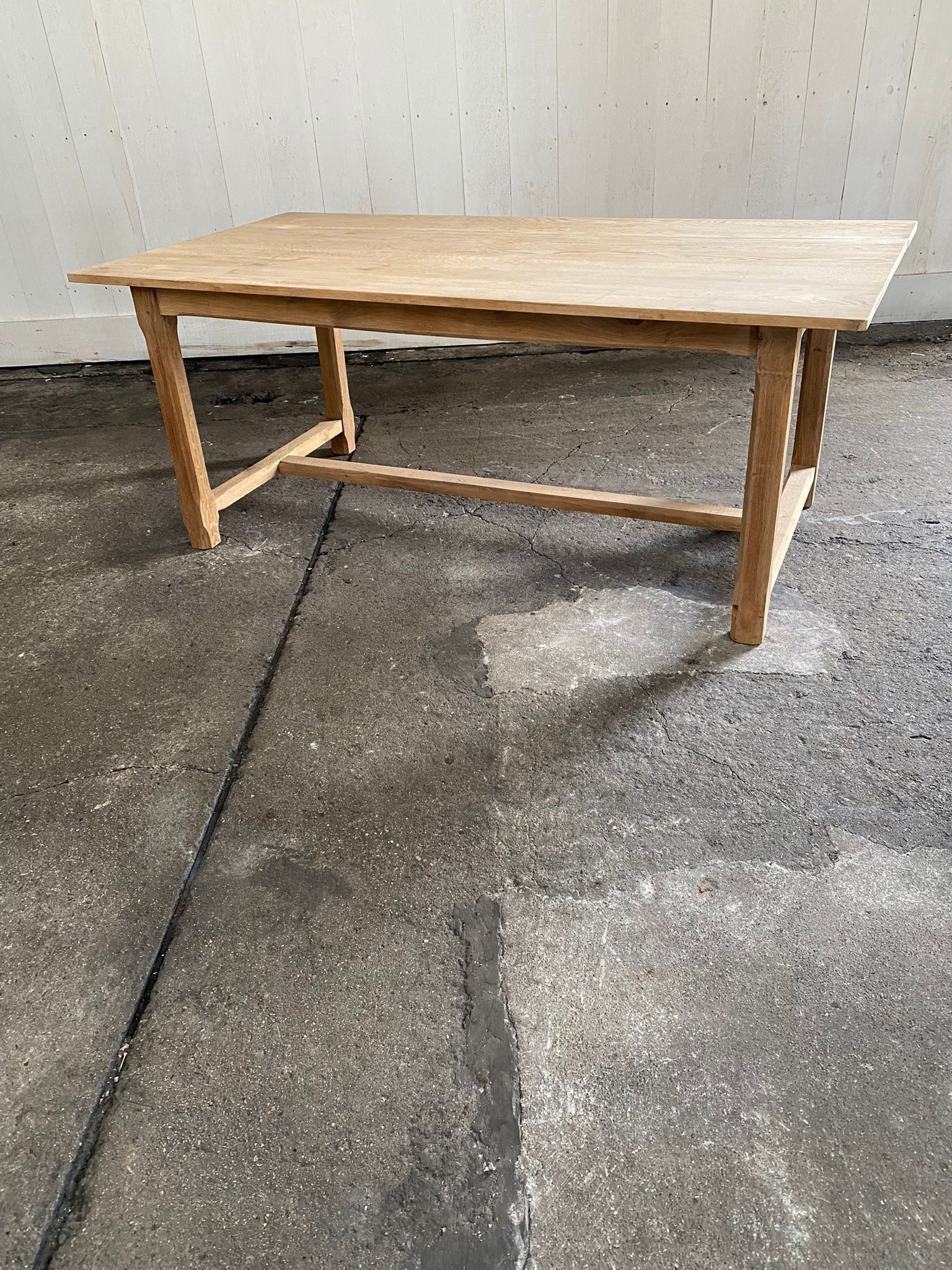 Stripped farmhouse table