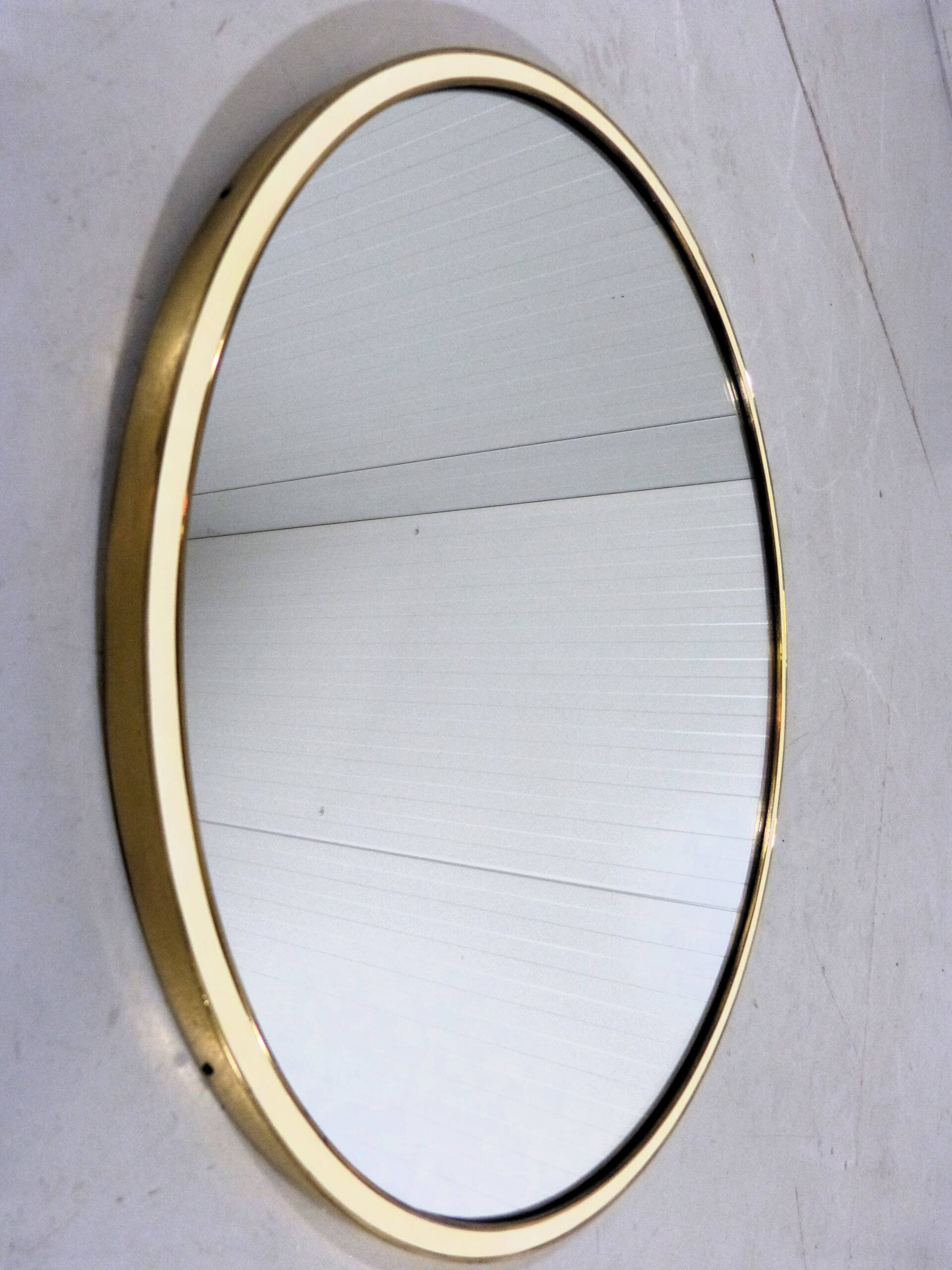 Brass wall mirror by "Vereinigte Werkstatten München" 1950’s