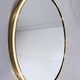 Brass wall mirror by "Vereinigte Werkstatten München" 1950’s