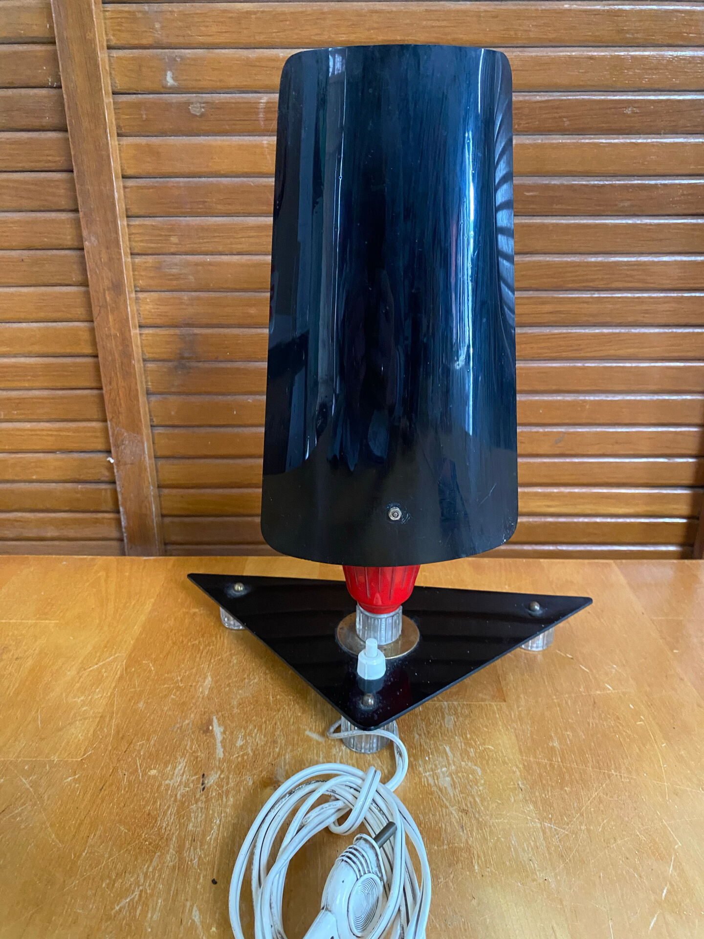 Rockabilly bedside lamp 50s design vintage plexiglass tripod