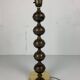 Midcentury Scandinavian brass cocoon mushroom lamp, Borens, Sweden 1960s