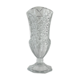 Vintage cast glass vase