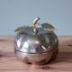 Vintage silver-plated and brass bonbonnière