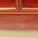 Old chinese barber hairdresser stool 19th xixth century in lacquered wood