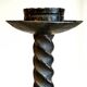 Scandinavian 1940s wrought iron candle holder by Einar Persson