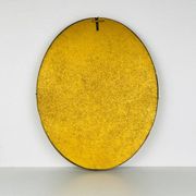 Miroir en laiton, Italie, années 1950