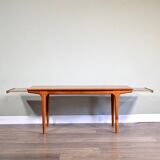 Midcentury teak extending coffee table by Mcintosh