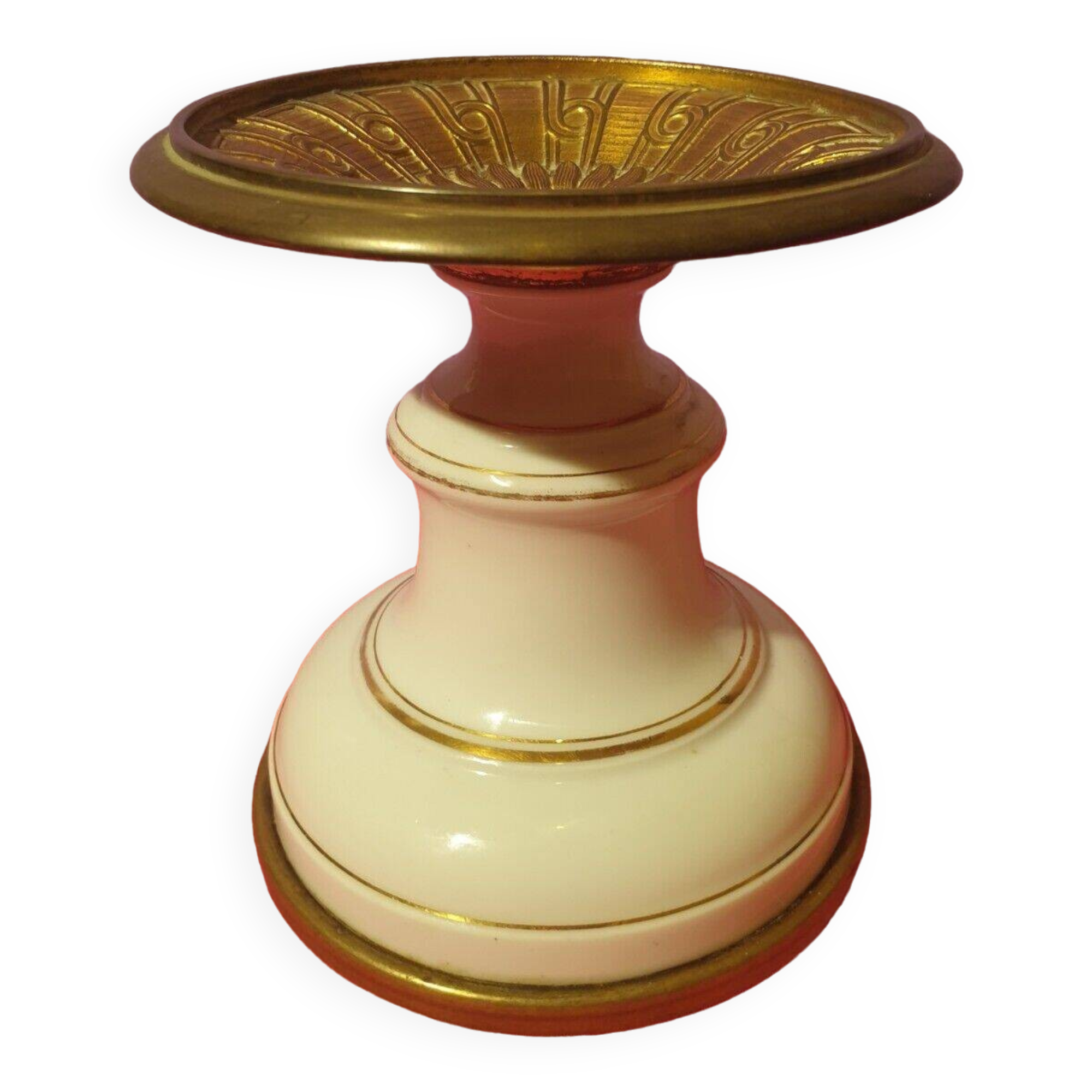 Old Paris porcelain fireplace surround