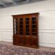 Classic English Bookcase with Glass Doors