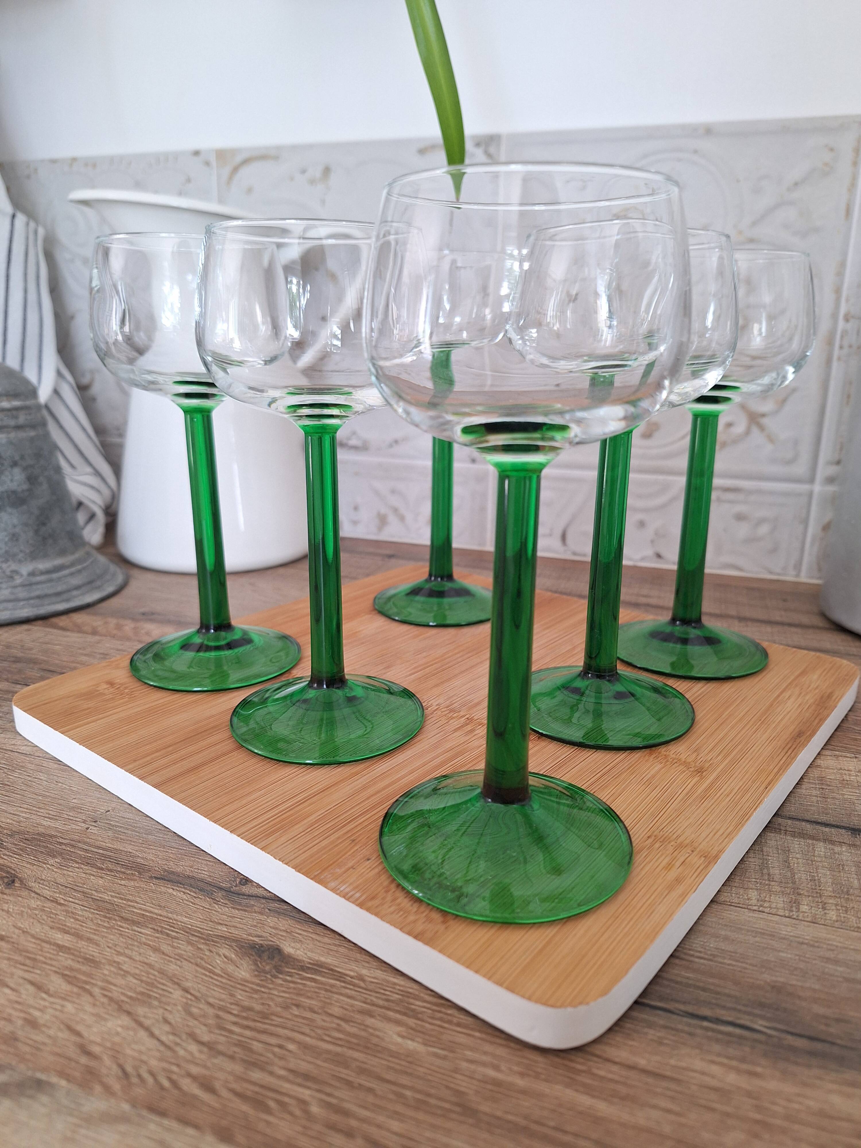 Verres à vin blanc d'Alsace