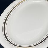 Plat ovale tour liseré doré Villeroy & Boch
