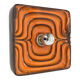 Cubic psychedelic pop art fat lava wall light by pan ceramics, germany, 1970