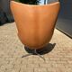 Fritz Hansen Egg Chair 07-'63 Cognac Camel vintage leather NEW CONDITION!!