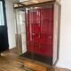 Brass display case from the Lutetia hotel with integrated lighting.