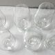 6 Lalique stamped glasses
