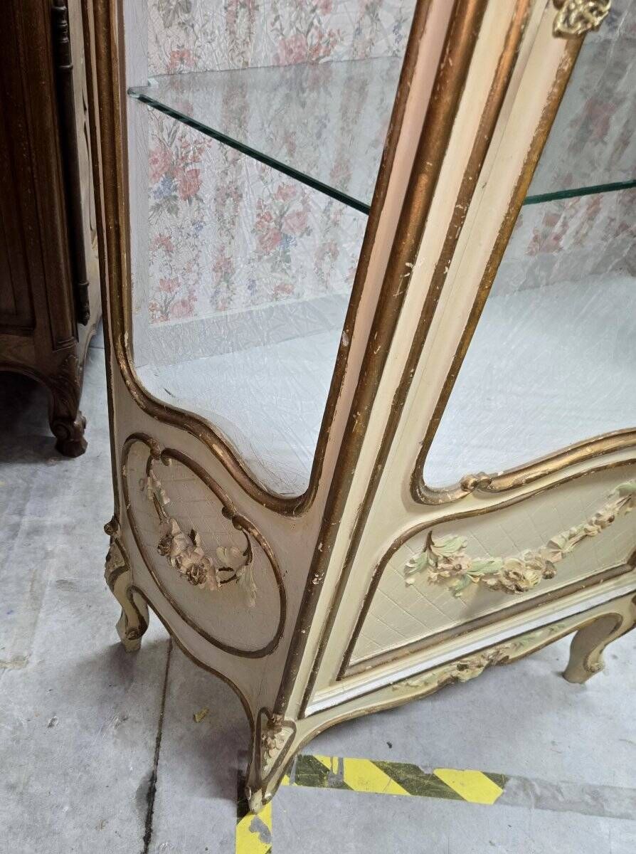 Louis XV style display cabinet
