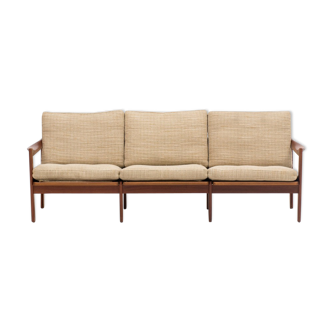 3-seater sofa by Illum Wikkelsø for Niels Eilersen, Danish design, 60’s