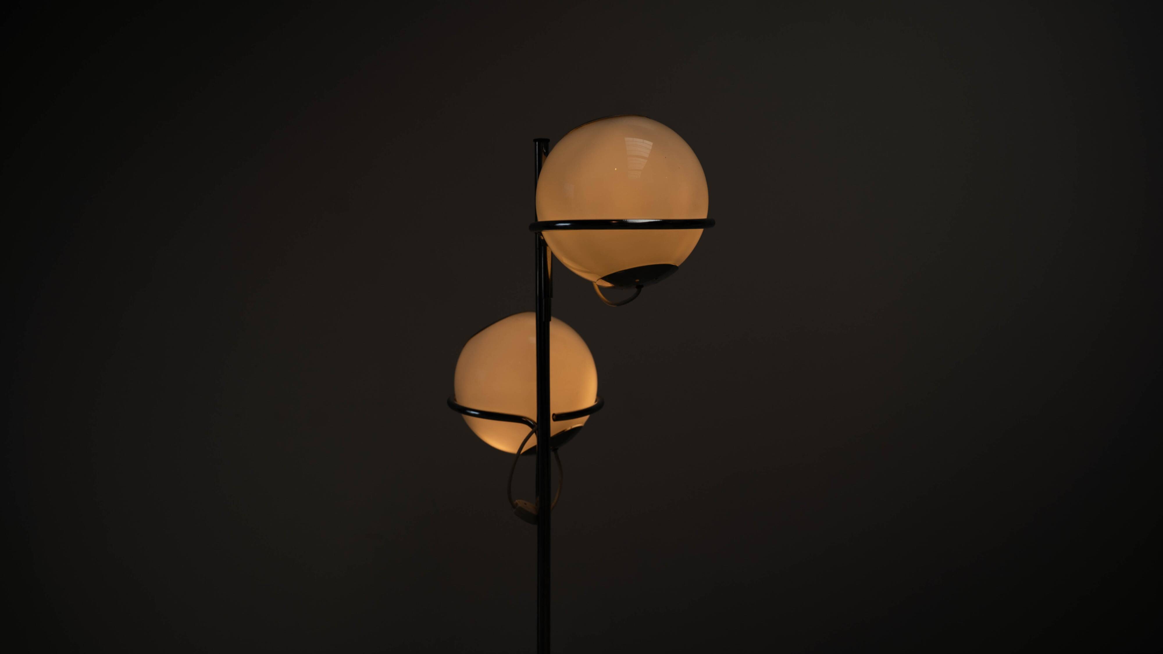 Lampadaire italien en marbre