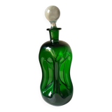 Holmegaard green decanter vintage  danish by jacob e bang