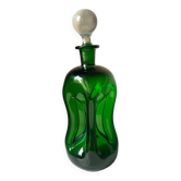Holmegaard green decanter vintage danois par jacob e bang