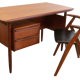 Dutch design vintage mid century propos hulmefa desk + chair