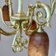 Art Deco tulip chandelier Daum