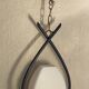 Old Arlus Pendant Lamp/Opaline Metal/1950s/Design Lighting