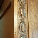 2-door old mirror cabinet