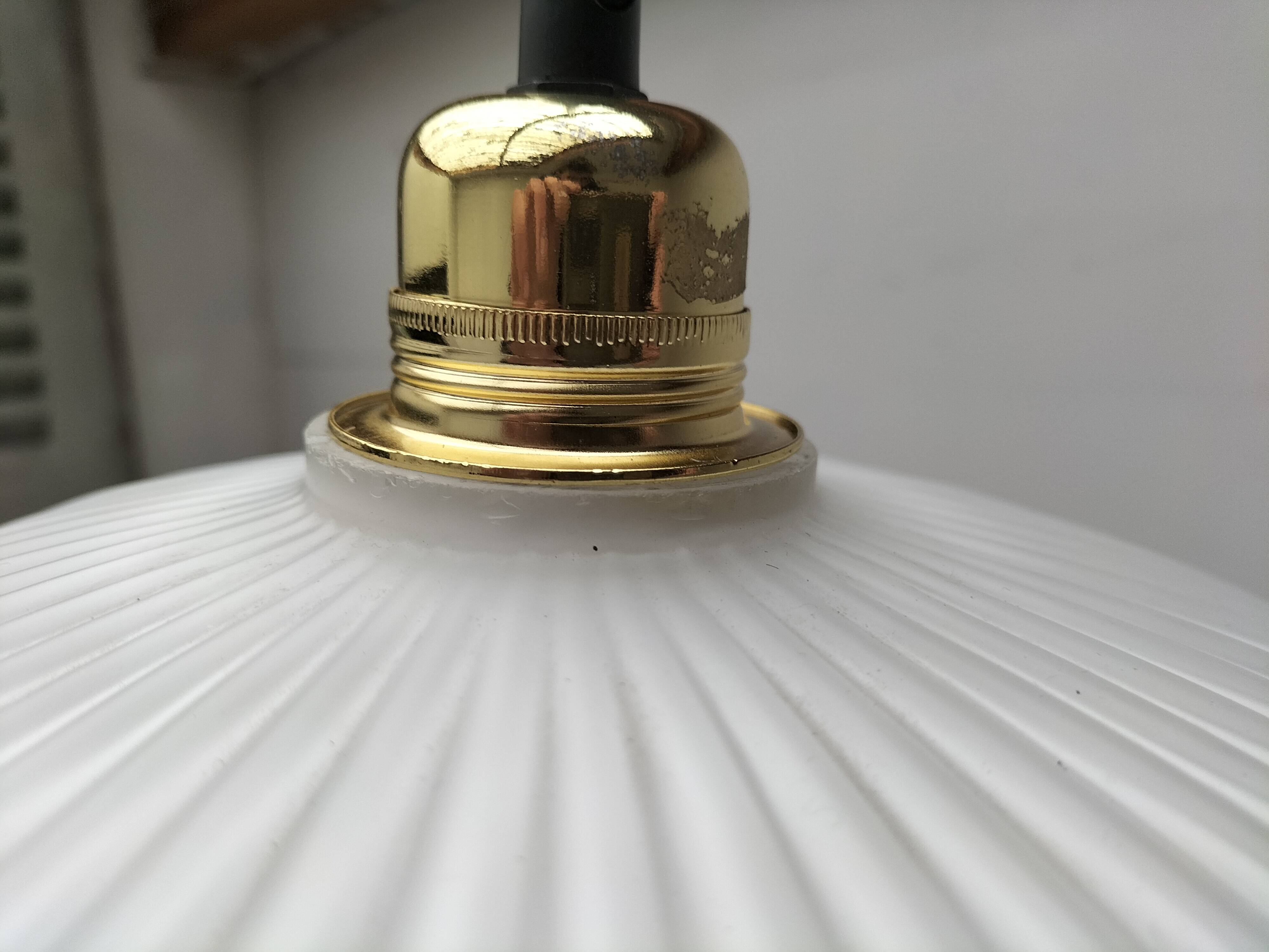 Vintage glass pendant light