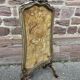 Louis XV fireplace fire screen Rocaille walnut 19th century