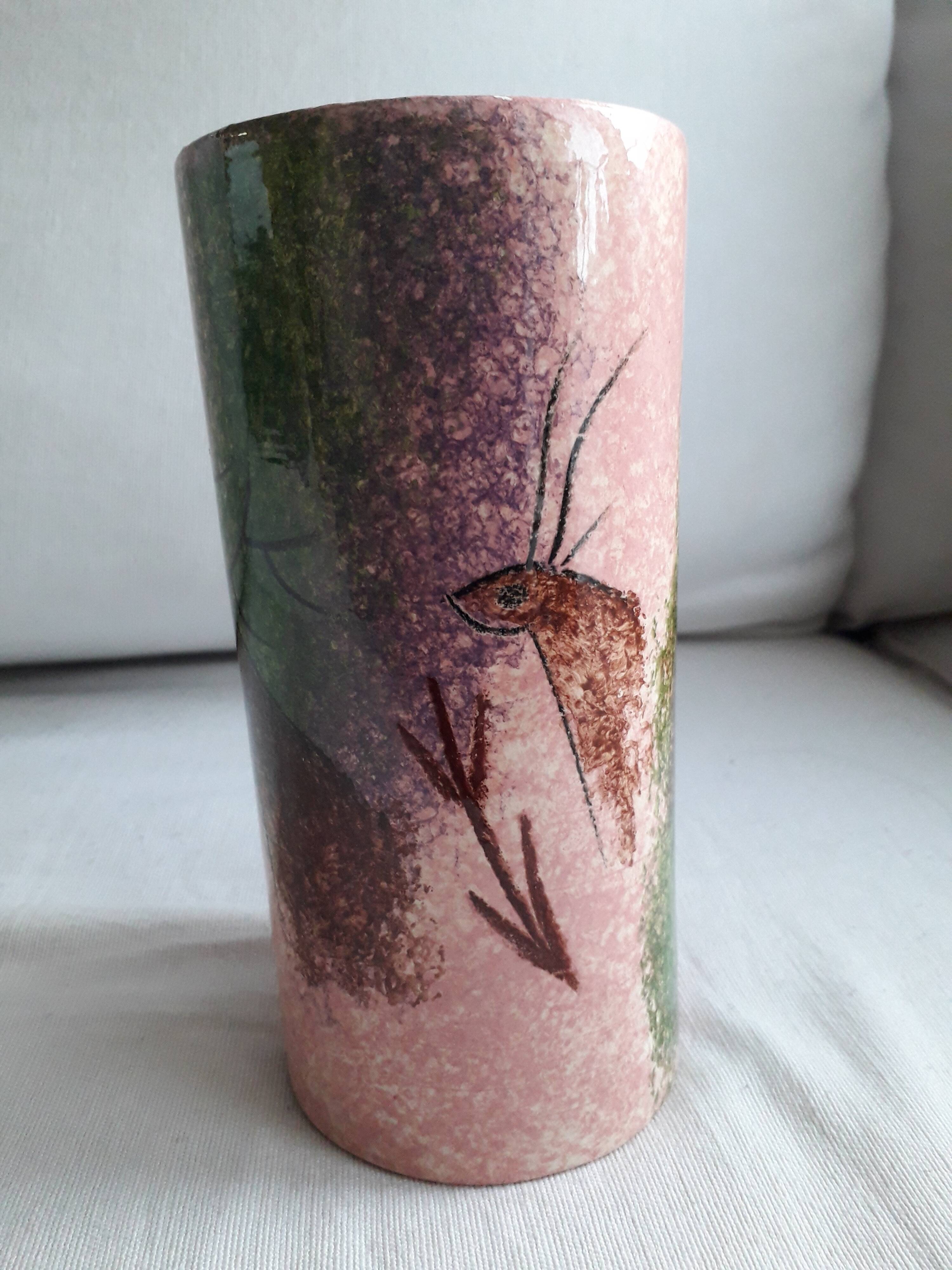 Vintage vase signed Georges Tardieu