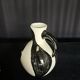 Black & white ceramic pitcher