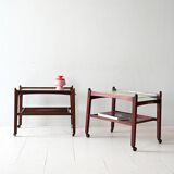 Paire de tables de chevet scandinaves des années 1940/50